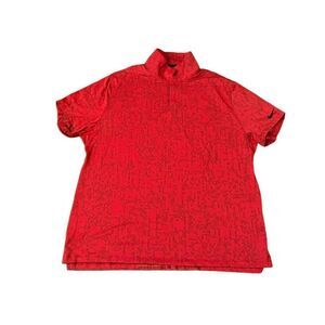 Tiger Woods Collection Red Mens Polo Size XL in excellent condition